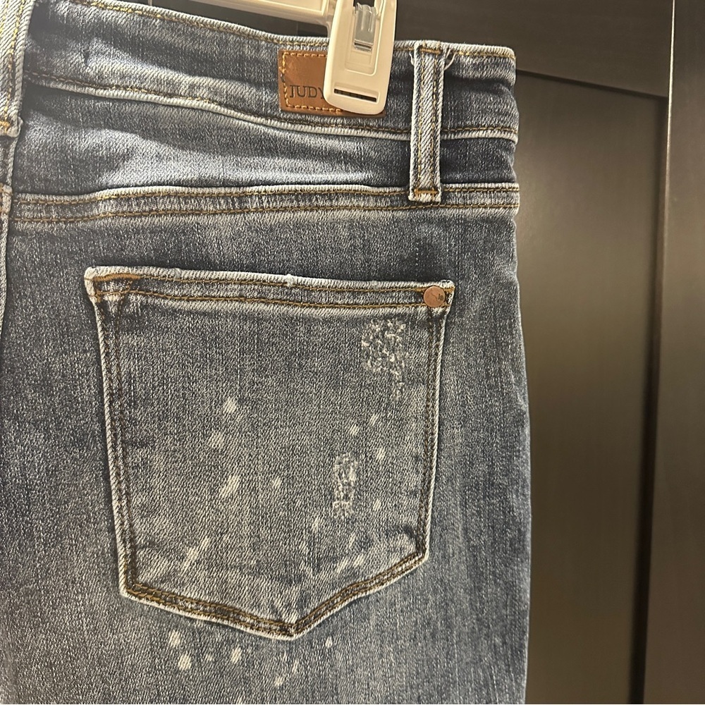 Judy Blue Boyfriend Fit Blue Jeans Denim Size 7/ 28 Women’s - Picture 11 of 14
